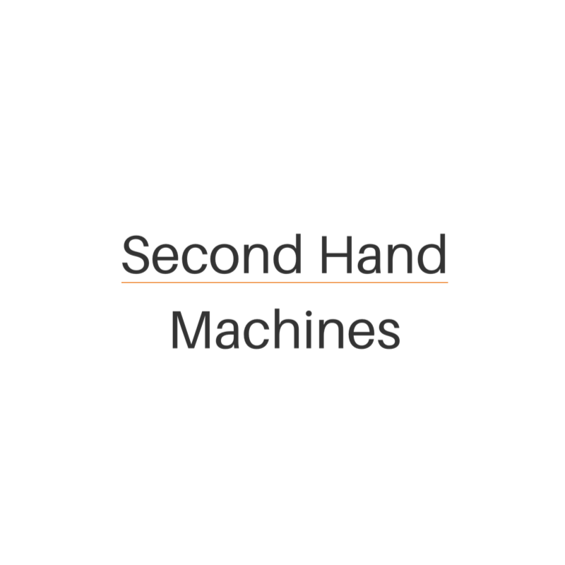 Second Hand Machines